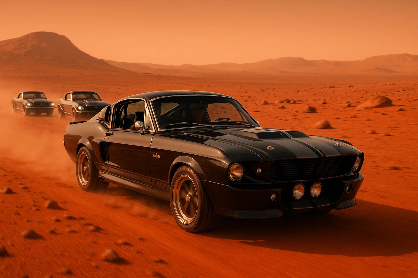 Mustang on Mars