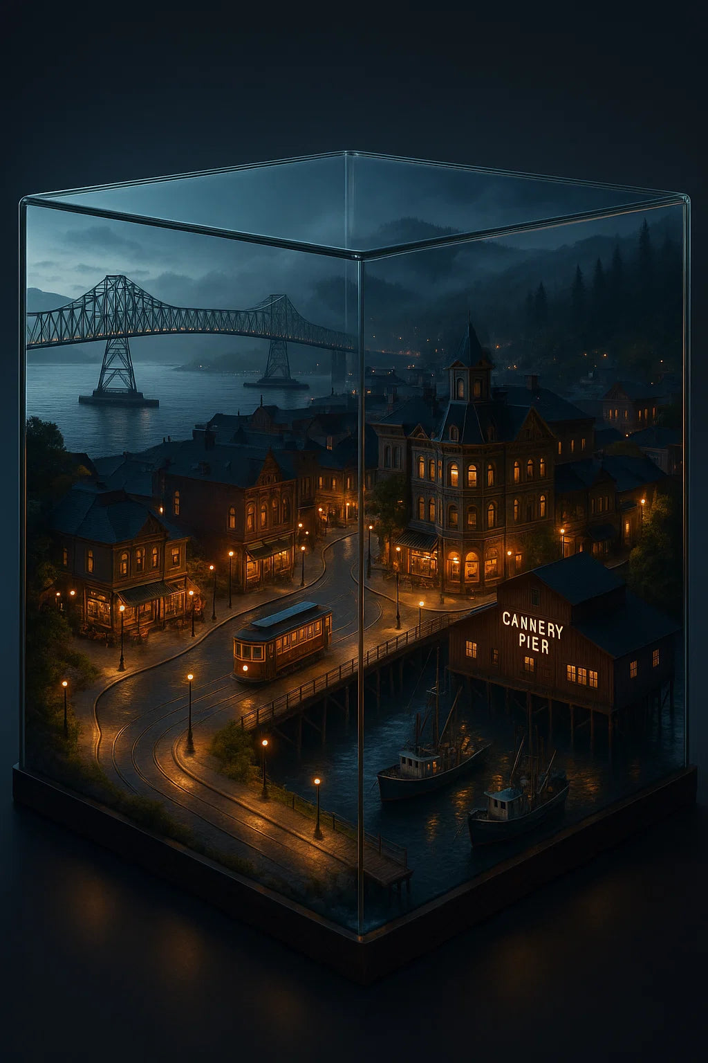 City in a Glass Box